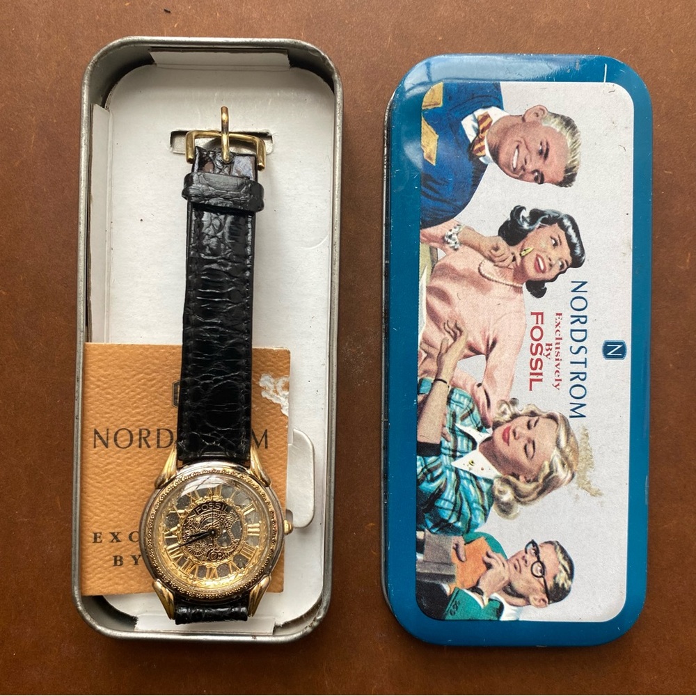 RARE 1995 FOSSIL SKELETON WATCH SK-4915 - Picture 7 of 8